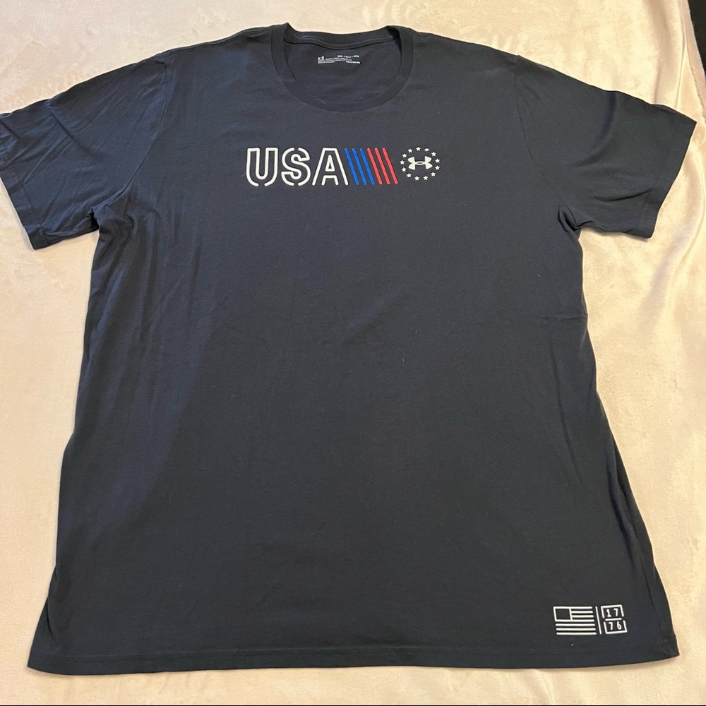 Under Armor Mens Black Graphic TShirt 3XL